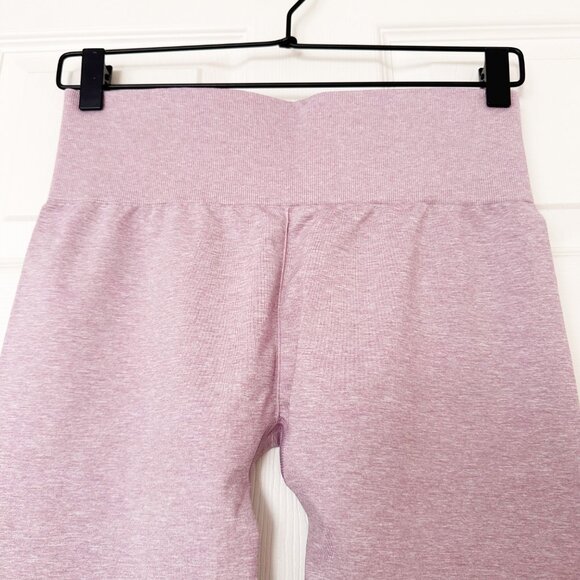 NEW Gymshark Size Large Adapt Marl Seamless Leggings L Light Purple GLLG4114 - Picture 8 of 13